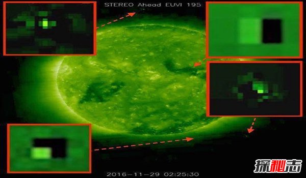 太阳是外星人制造的？地球大小的ufo在太阳上穿梭自如